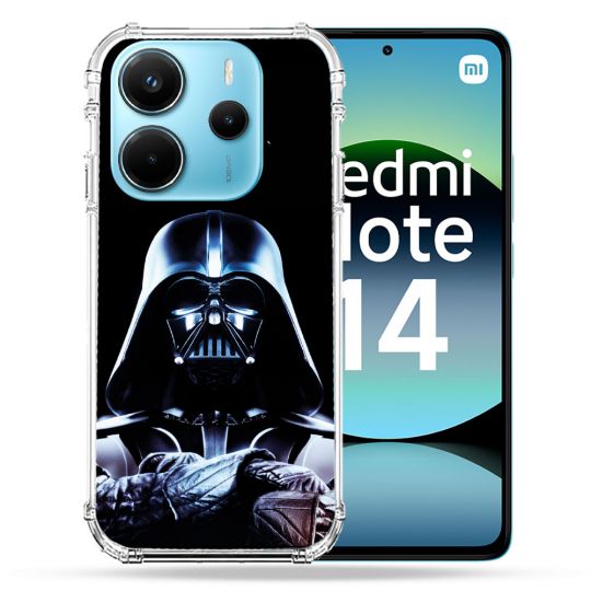 Coque Renforcée Pour Xiaomi Redmi Note 14 4G Star Wars - Dark Vador Noir