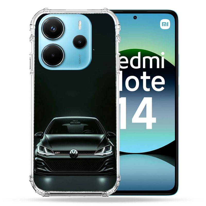 Coque Renforcée Pour Xiaomi Redmi Note 14 4G Volkwagen Golf GTI