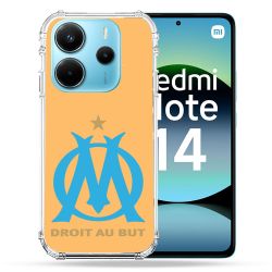 Coque Renforcée Transparente Pour Xiaomi Redmi Note 14 4G Foot Olympique Marseille OM