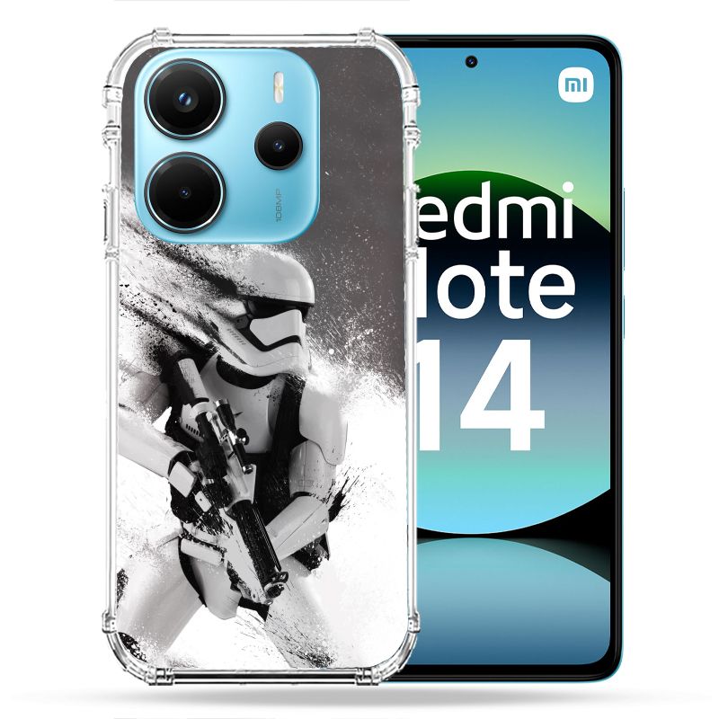 Coque Renforcée Pour Xiaomi Redmi Note 14 4G Star Wars - Trooper