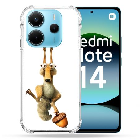 Coque Renforcée Pour Xiaomi Redmi Note 14 4G L'âge de Glace Scratch Suspendu