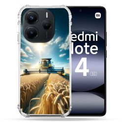 Coque Renforcée Pour Xiaomi Redmi Note 14 5G Agriculture Moissonneuse Blé