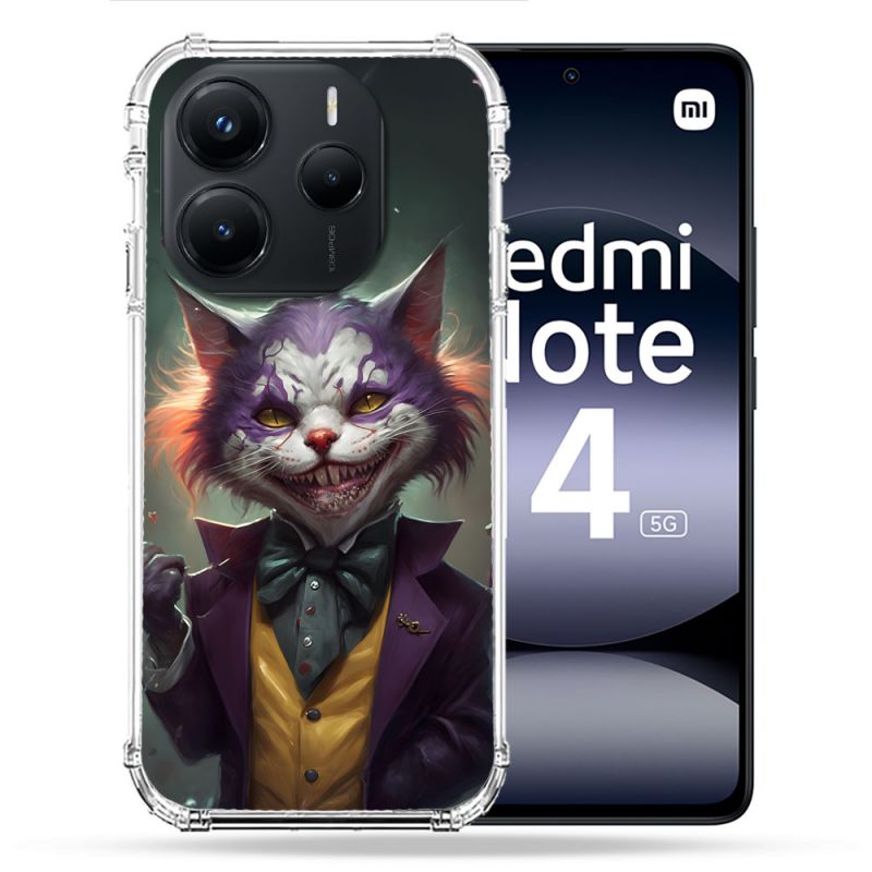 Coque Renforcée Pour Xiaomi Redmi Note 14 5G Animal Chat Joker