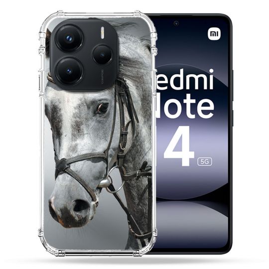 Coque Renforcée Pour Xiaomi Redmi Note 14 5G Animal Cheval Blanc