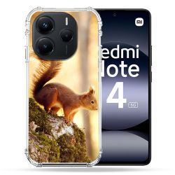 Coque Renforcée Pour Xiaomi Redmi Note 14 5G Animal Ecureuil Bois