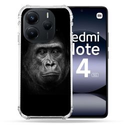 Coque Renforcée Pour Xiaomi Redmi Note 14 5G Animal Gorille Noir