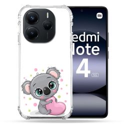 Coque Renforcée Pour Xiaomi Redmi Note 14 5G Animal Koala Cœur