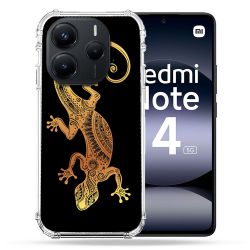 Coque Renforcée Pour Xiaomi Redmi Note 14 5G Animal Lezard Noir
