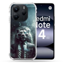 Coque Renforcée Pour Xiaomi Redmi Note 14 5G Animal Lion Business