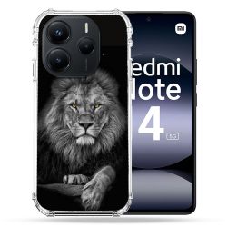 Coque Renforcée Pour Xiaomi Redmi Note 14 5G Animal Lion Majestueux