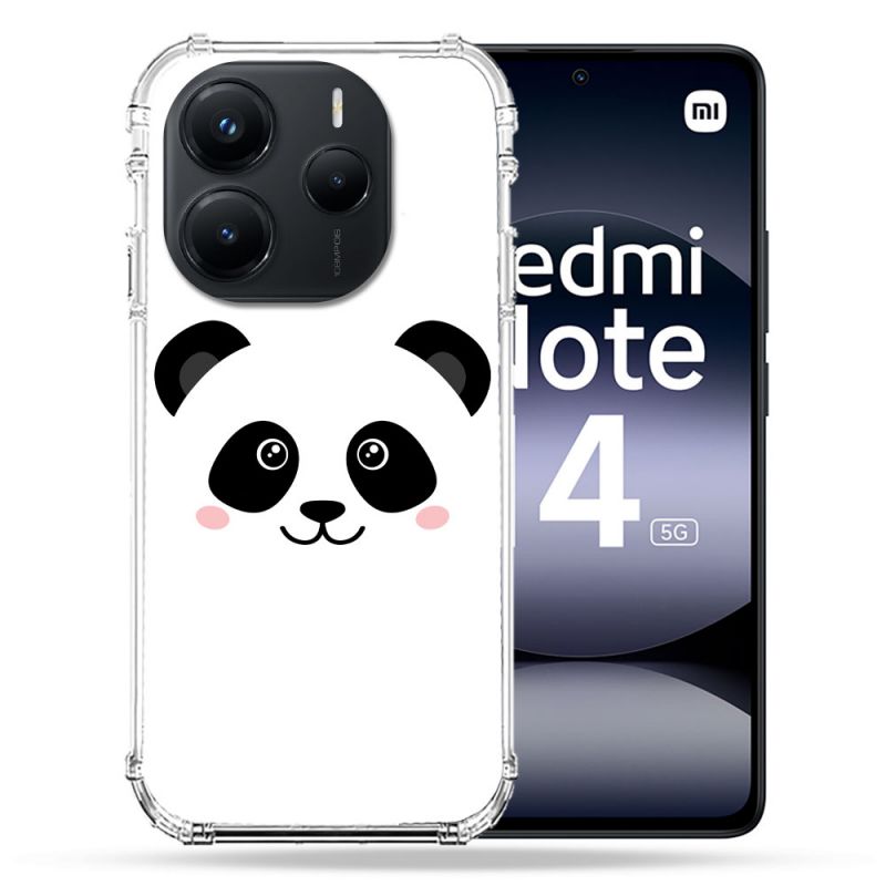 Coque Renforcée Pour Xiaomi Redmi Note 14 5G Animal Panda Blanc