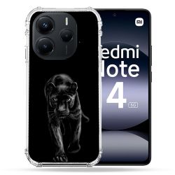 Coque Renforcée Pour Xiaomi Redmi Note 14 5G Animal Panthère Noire