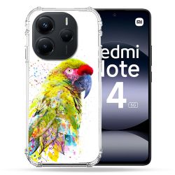 Coque Renforcée Pour Xiaomi Redmi Note 14 5G Animal Perroquet Jaune