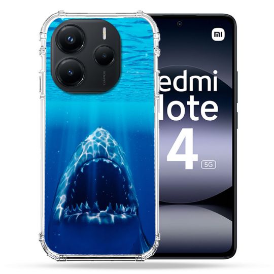 Coque Renforcée Pour Xiaomi Redmi Note 14 5G Animal Requin Dent