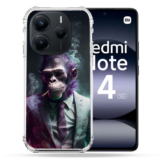 Coque Renforcée Pour Xiaomi Redmi Note 14 5G Animal Singe Business
