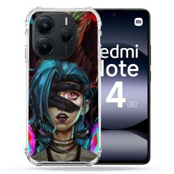 Coque Renforcée Pour Xiaomi Redmi Note 14 5G Arcane Jinx Bleu