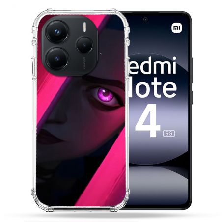 Coque Renforcée Pour Xiaomi Redmi Note 14 5G Arcane Jinx Rose