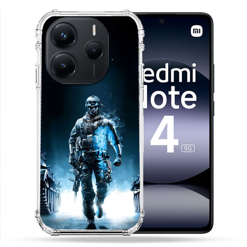 Coque Renforcée Pour Xiaomi Redmi Note 14 5G Call Of Duty Guerrier