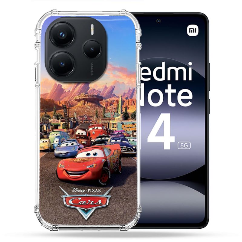 Coque Renforcée Pour Xiaomi Redmi Note 14 5G Cars Affiche