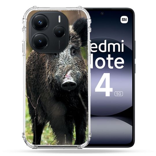 Coque Renforcée Pour Xiaomi Redmi Note 14 5G Chasse Sanglier bois