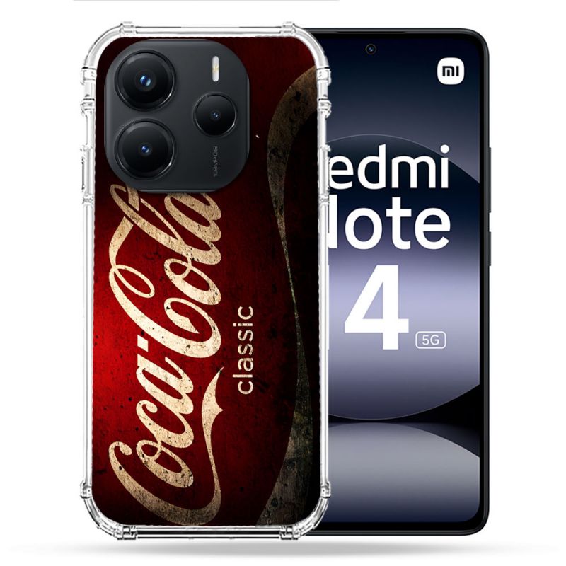 Coque Renforcée Pour Xiaomi Redmi Note 14 5G Coca Cola Classique