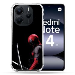 Coque Renforcée Pour Xiaomi Redmi Note 14 5G Deadpool Epee