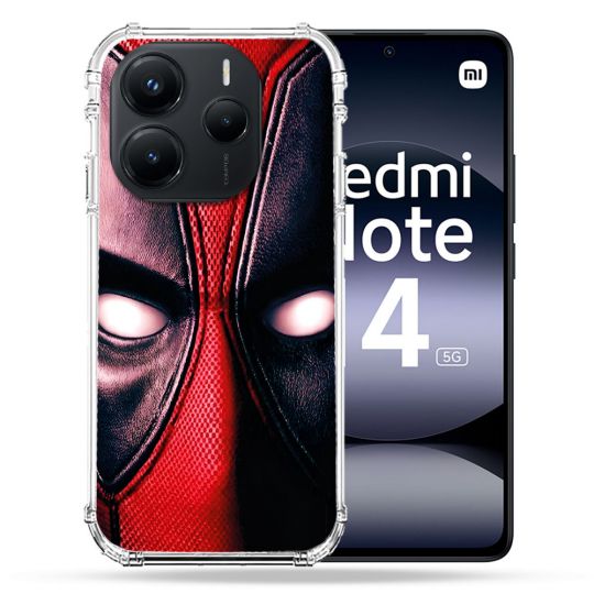 Coque Renforcée Pour Xiaomi Redmi Note 14 5G Deadpool Yeux
