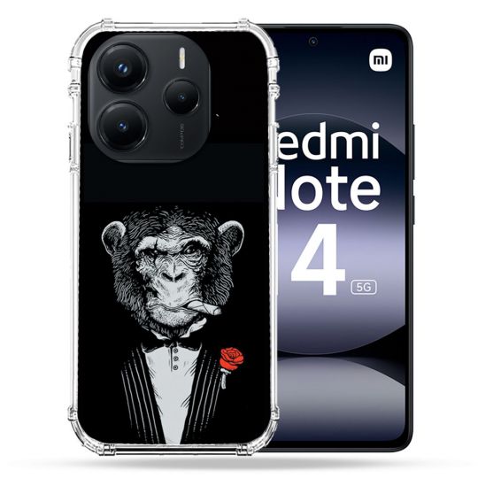 Coque Renforcée Pour Xiaomi Redmi Note 14 5G Decale Singe Mafia