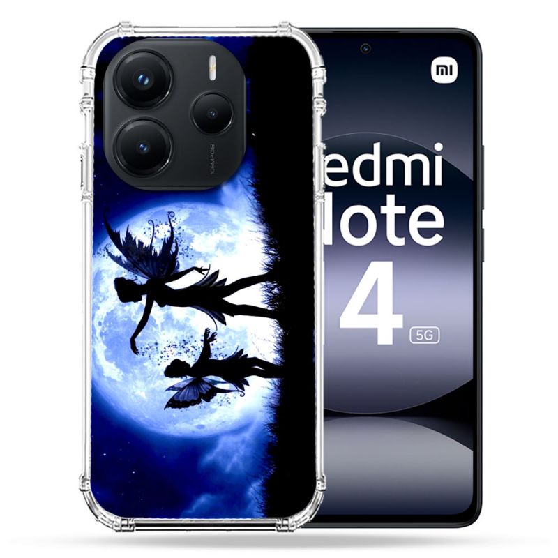 Coque Renforcée Pour Xiaomi Redmi Note 14 5G Fantastique Fee Lune