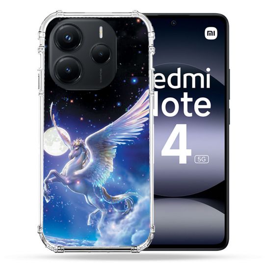 Coque Renforcée Pour Xiaomi Redmi Note 14 5G Fantastique Licorne Céleste