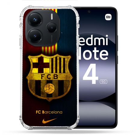 Coque Renforcée Pour Xiaomi Redmi Note 14 5G Foot FC Barcelone Vintage