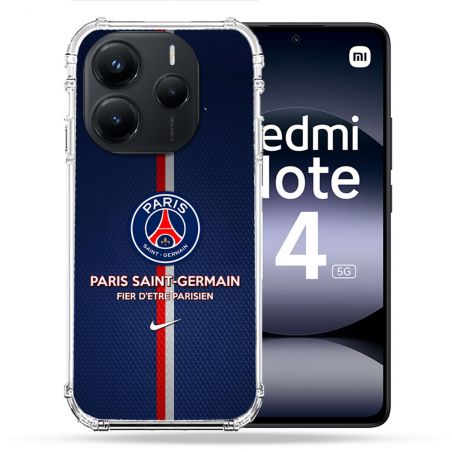 Coque Renforcée Pour Xiaomi Redmi Note 14 5G Foot PSG Fier