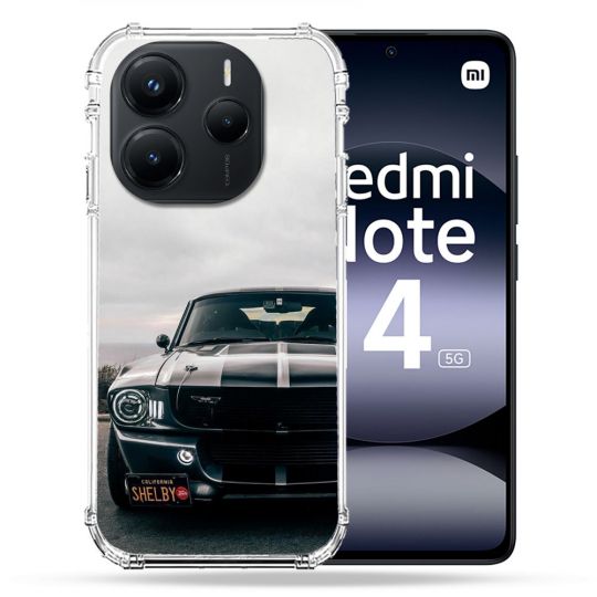 Coque Renforcée Pour Xiaomi Redmi Note 14 5G Ford Mustang GT500 Vintage