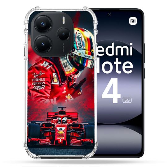 Coque Renforcée Pour Xiaomi Redmi Note 14 5G Formule 1 F1 Ferrari