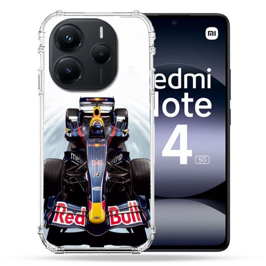 Coque Renforcée Pour Xiaomi Redmi Note 14 5G Formule 1 F1 Red Bull