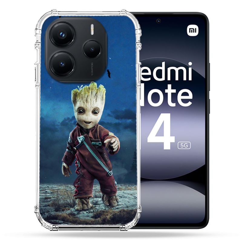 Coque Renforcée Pour Xiaomi Redmi Note 14 5G Groot Bleu