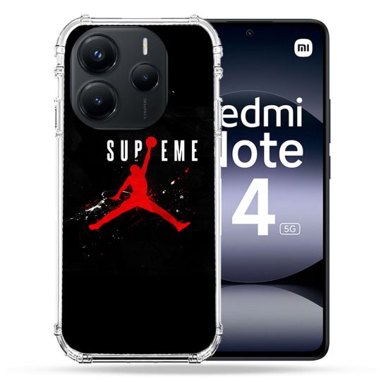 Coque Renforcée Pour Xiaomi Redmi Note 14 5G Jordan Supreme Noir
