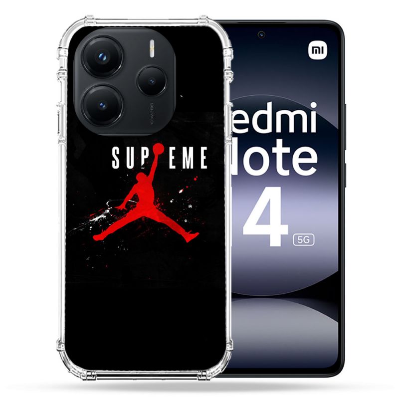Coque Renforcée Pour Xiaomi Redmi Note 14 5G Jordan Supreme Noir