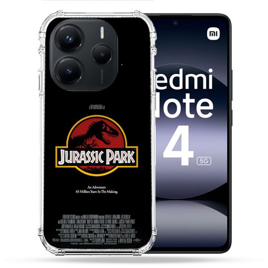 Coque Renforcée Pour Xiaomi Redmi Note 14 5G Jurassic Park Affiche