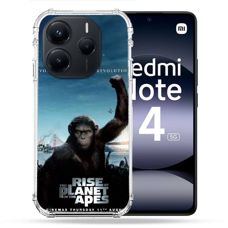 Coque Renforcée Pour Xiaomi Redmi Note 14 5G La Planete Des Singes