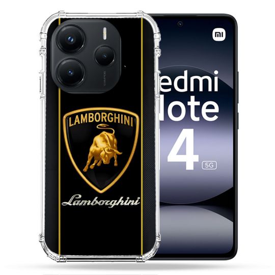 Coque Renforcée Pour Xiaomi Redmi Note 14 5G Lamborghini Carbone