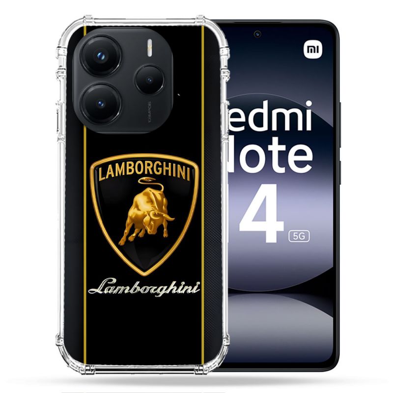 Coque Renforcée Pour Xiaomi Redmi Note 14 5G Lamborghini Carbone