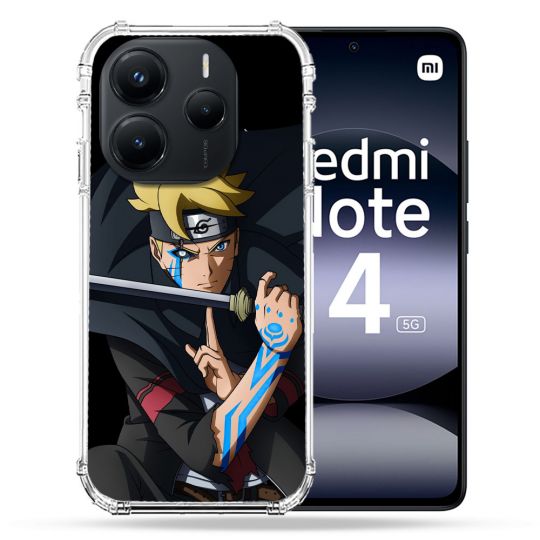 Coque Renforcée Pour Xiaomi Redmi Note 14 5G Manga Boruto Tatouage