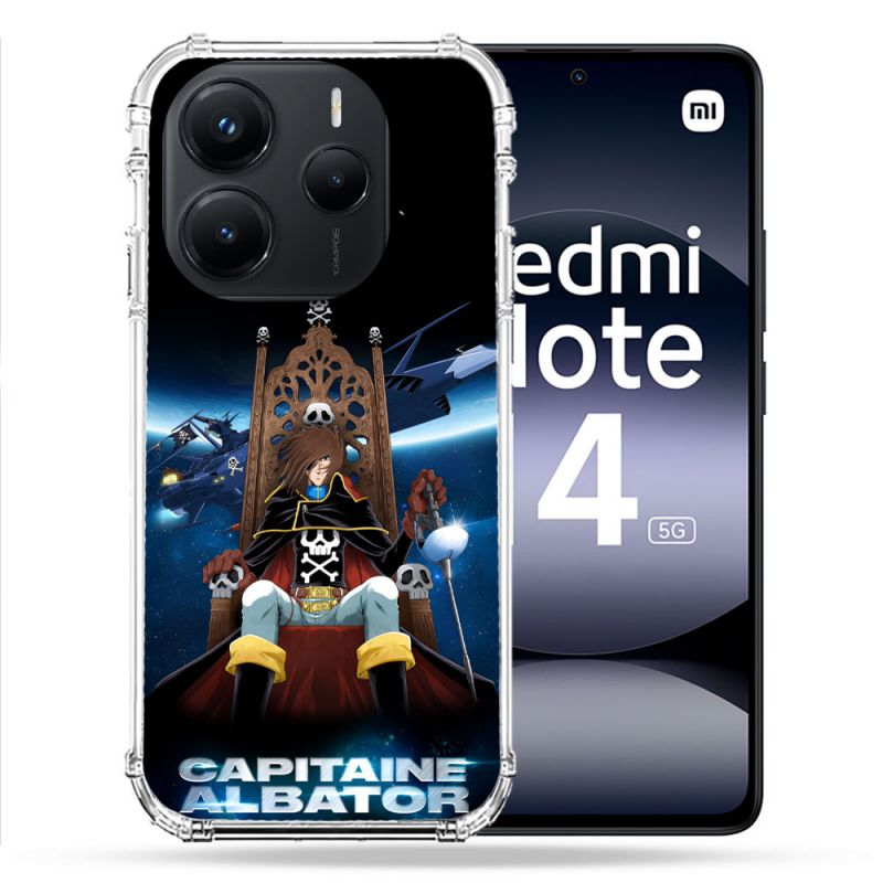 Coque Renforcée Pour Xiaomi Redmi Note 14 5G Manga Capitaine Albator