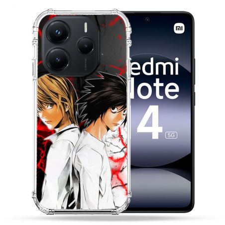 Coque Renforcée Pour Xiaomi Redmi Note 14 5G Manga Death Note Duo