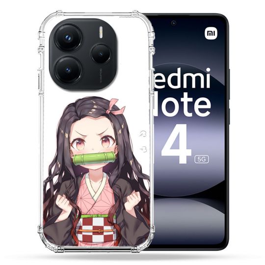 Coque Renforcée Pour Xiaomi Redmi Note 14 5G Manga Demon Slayer Nezuko