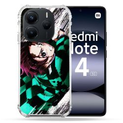Coque Renforcée Pour Xiaomi Redmi Note 14 5G Manga Demon Slayer Tanjiro