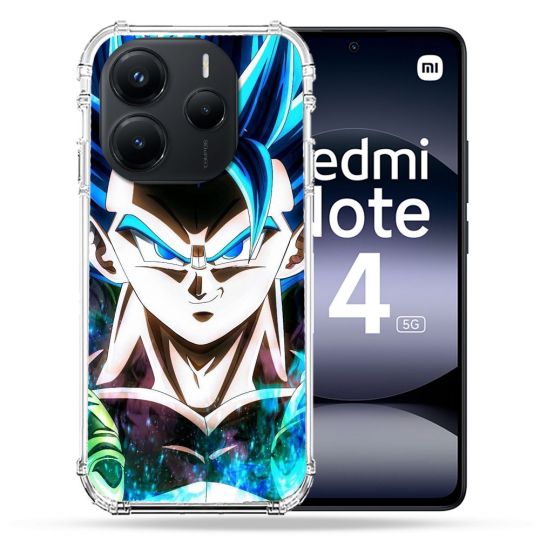 Coque Renforcée Pour Xiaomi Redmi Note 14 5G Manga Dragon Ball Gogeta Visage