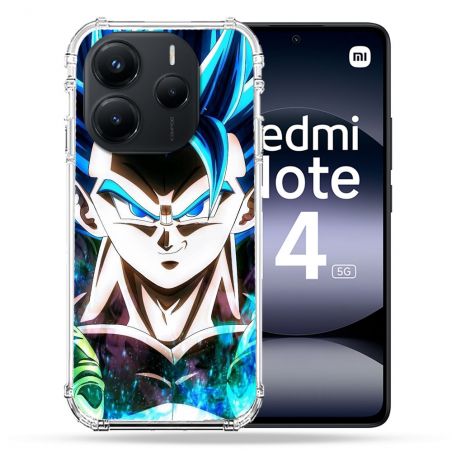 Coque Renforcée Pour Xiaomi Redmi Note 14 5G Manga Dragon Ball Gogeta Visage