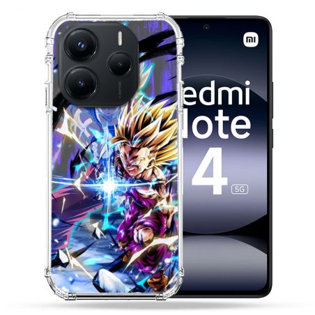Coque Renforcée Pour Xiaomi Redmi Note 14 5G Manga Dragon Ball Sangohan Duo